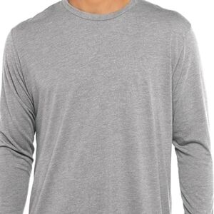Outdoor Voices Men's Heather Gray Long Sleeve Tee